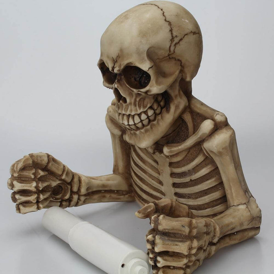 Gothic Skull Toilet Paper Holder Rack - Image 4