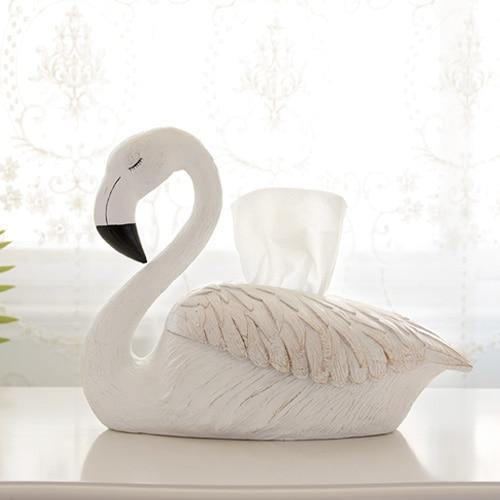 Flamingo Decorations Tissue Box - MaviGadget