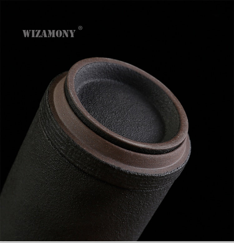 Japanese Elegant Ceramic Travel Teapot - Image 13