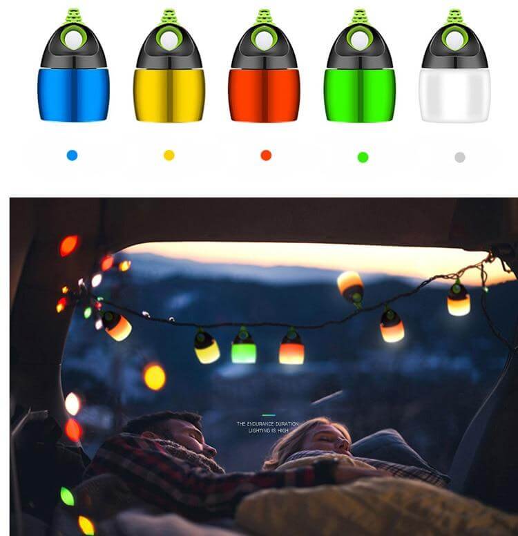 LED Camping Tent Waterproof Rechargeable Light - MaviGadget