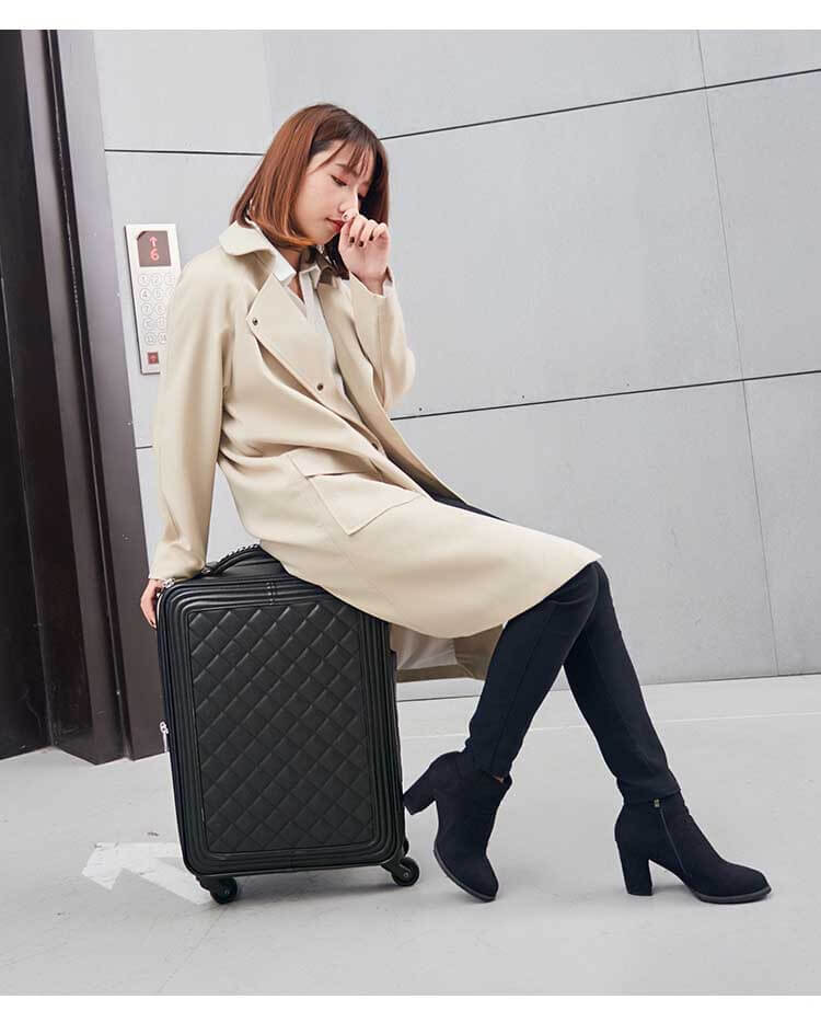 High Capacity Luxury Retro PU Leather Suitcases - Image 14