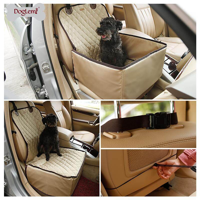 Foldable Waterproof Pet Carrier Car Seat - MaviGadget