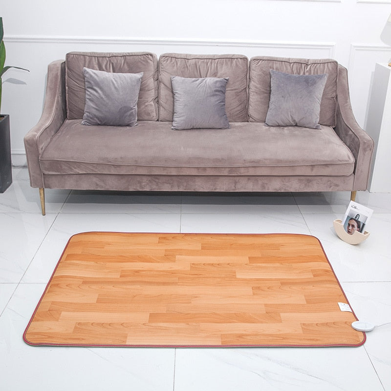 Electric Heated Thermal Foot Floor Mat Carpet - Image 2