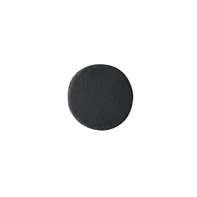 Wooden Slate Round Snack Food Plate