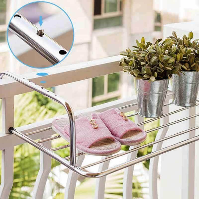 Stainless Steel Foldable Drying Rack Shelf - Image 1