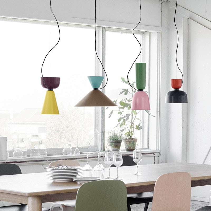 Nordic Modern Colorful Pendant Lamps - Image 0