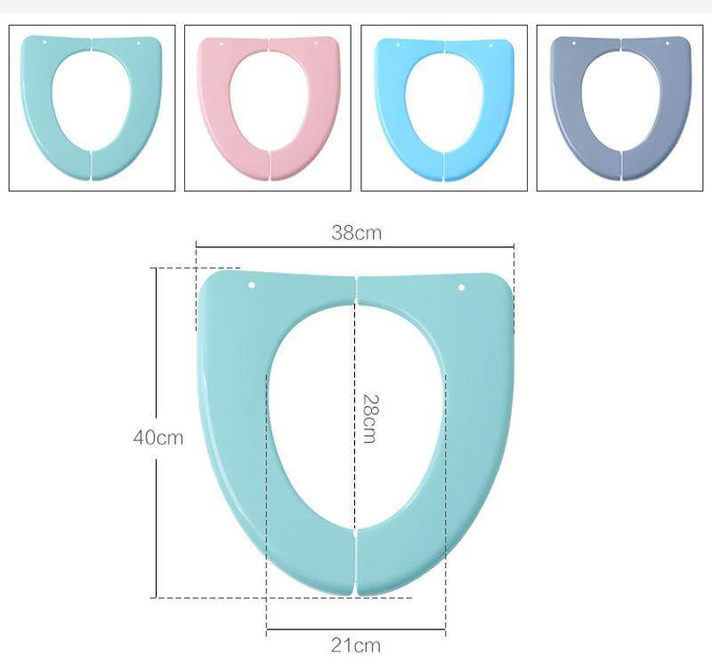 Portable Plastic Toilet Seat Cover - Image 10