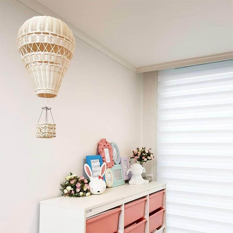 Handmade Nordic Hot Air Balloon Hanging Decor - Image 1