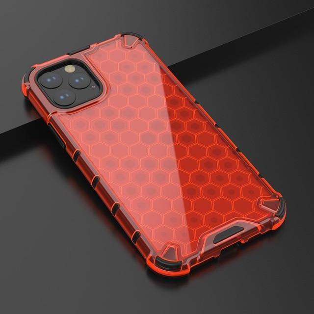Honeycomb Clear Shockproof iPhone 11 Cases - Image 6