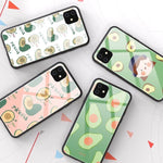 Tempered Glass Avocado iPhone 11 Cases