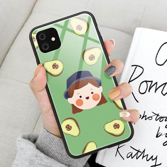 Tempered Glass Avocado iPhone 11 Cases - Image 7