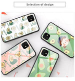 Tempered Glass Avocado iPhone 11 Cases