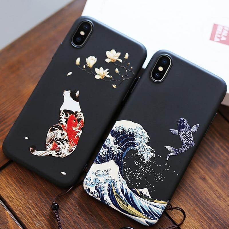 Japanese Art Matte iPhone Cases - Image 6