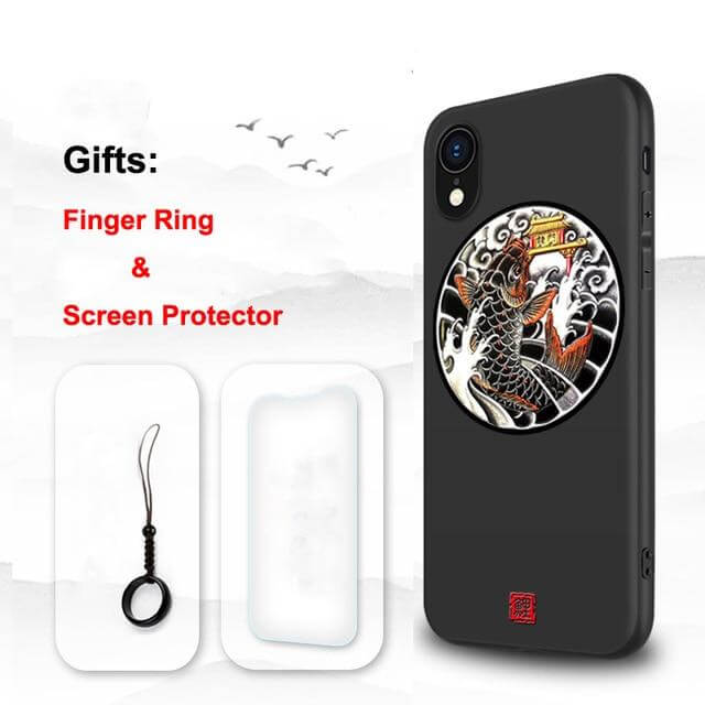 Japanese Art Matte iPhone Cases - Image 3
