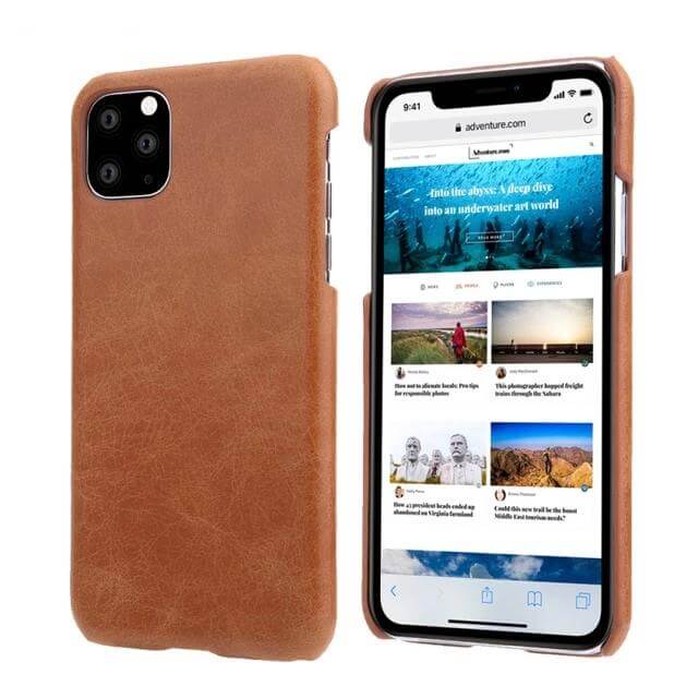 Leather Matte Vintage iPhone 11 Cases - Image 3