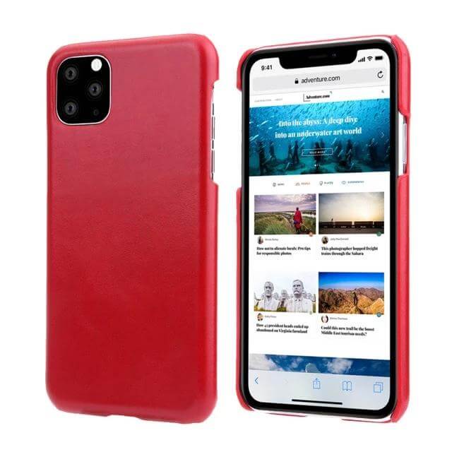 Leather Matte Vintage iPhone 11 Cases - Image 1