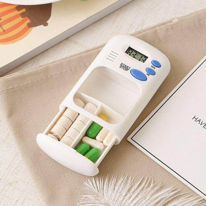 Mini Pill Reminder Organizer Timer Box - Image 0