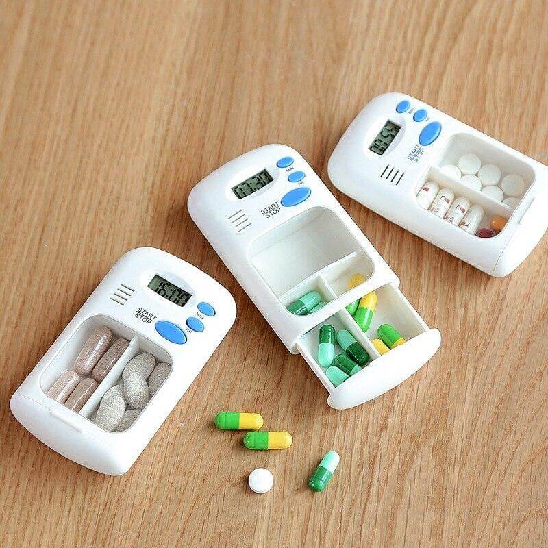 Mini Pill Reminder Organizer Timer Box