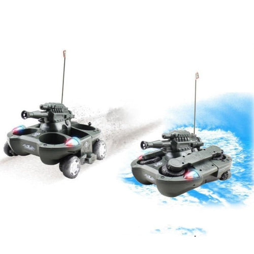 360 Rotatable Waterproof Remote Control Tank Boat - Image 0