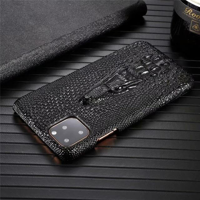 3D Snake Pattern Leather Iphone Cases - Image 2
