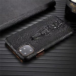 3D Snake Pattern Leather Iphone Cases