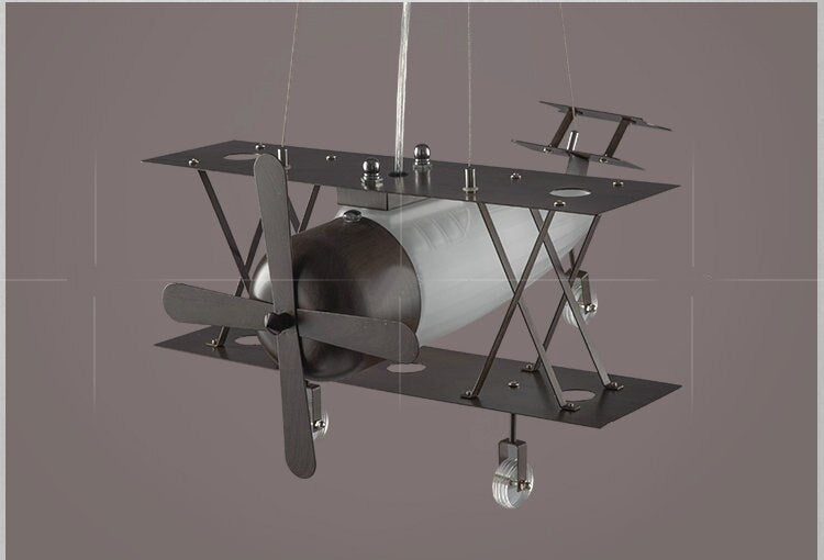 Vintage Airplane Creative Pendant Lamp - Image 5