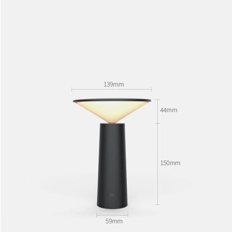 Touch Switch Chargeable 3 Modes LED Dimmable Desk Reading Lamp - Image 1