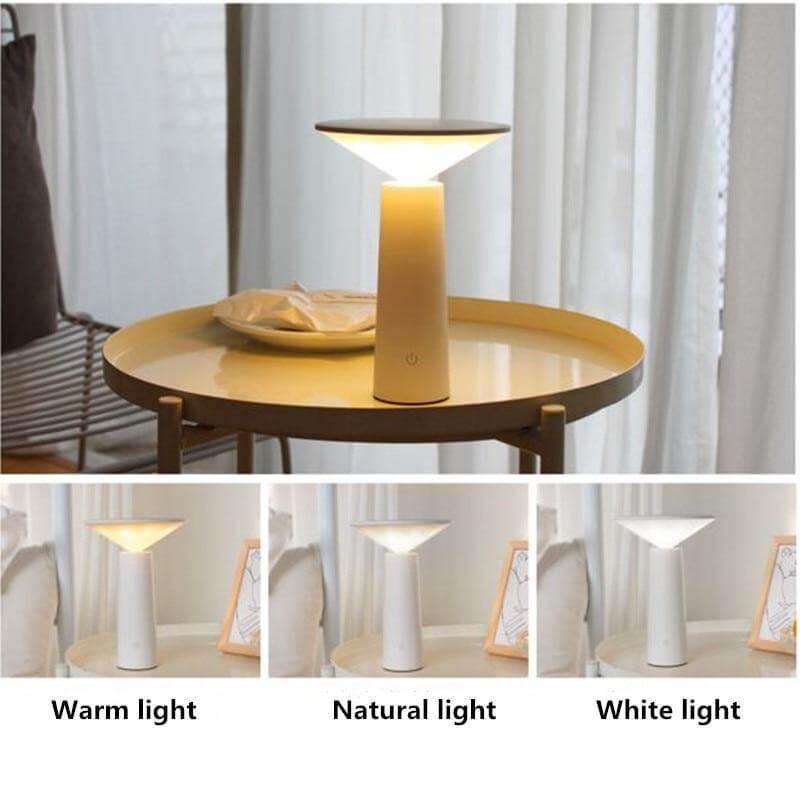 Touch Switch Chargeable 3 Modes LED Dimmable Desk Reading Lamp - Image 5