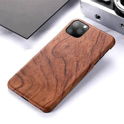 Luxury Real Walnut Wood iPhone Cases