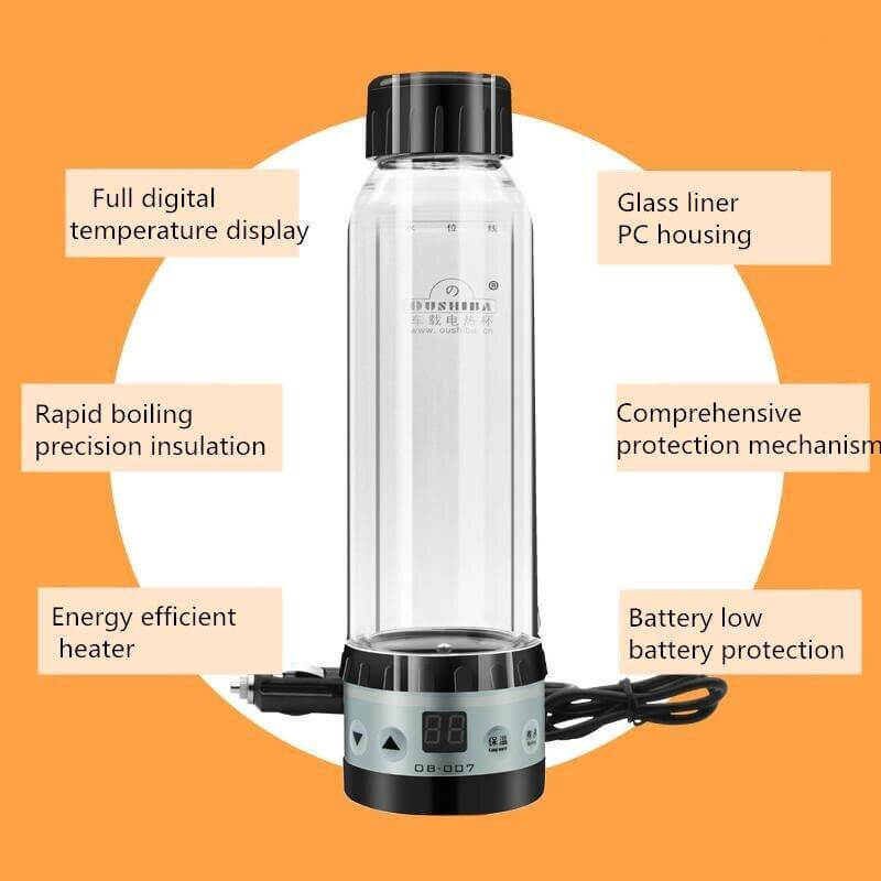 Portable Travel Car Kettle Bottle - Image 8