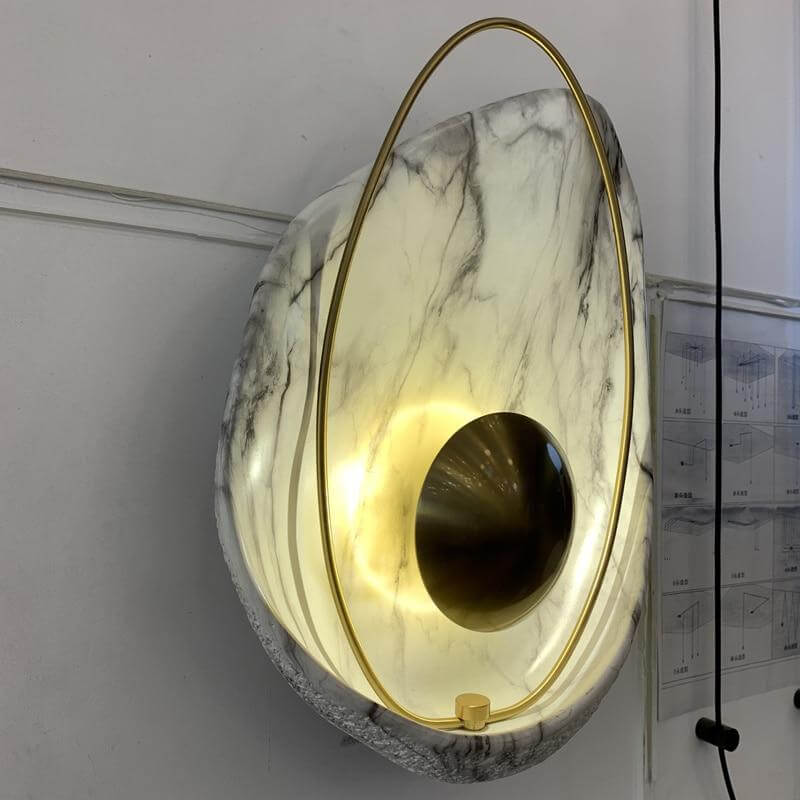 Modern Marble Shell Wall Lamp - Image 7