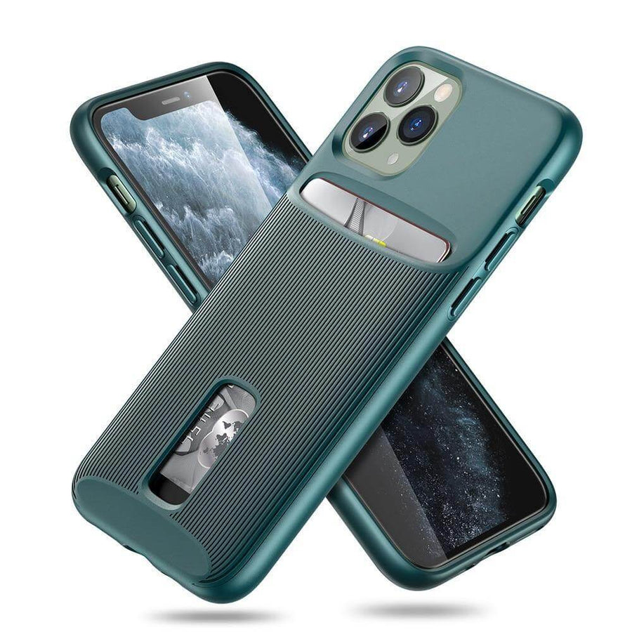 Business Style Protective iPhone Case with Cardholder - Image 0