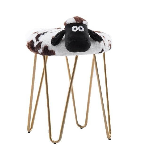 Nordic Style Iron Sheep Stool - Image 8