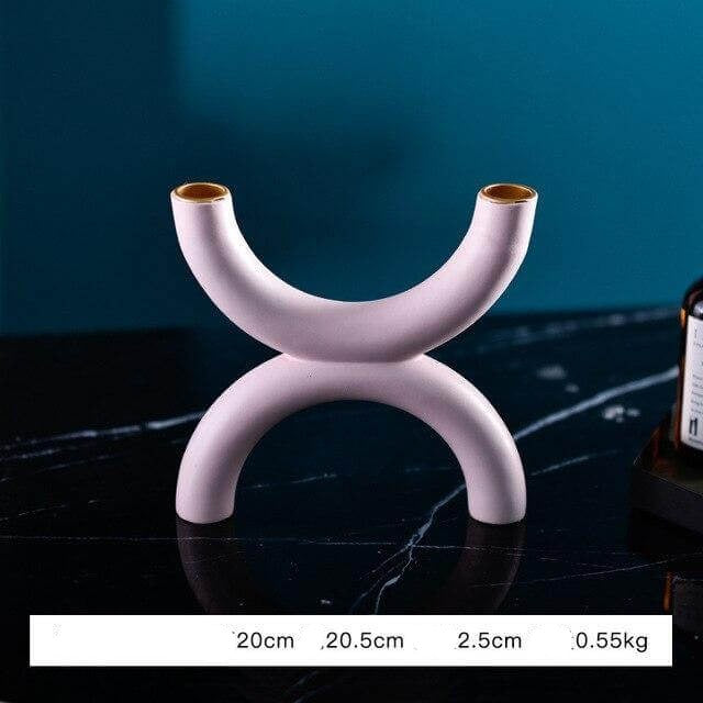 Colorful Abstract Candle Holder - Image 3