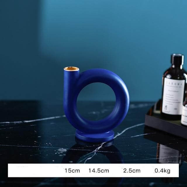 Colorful Abstract Candle Holder - Image 6