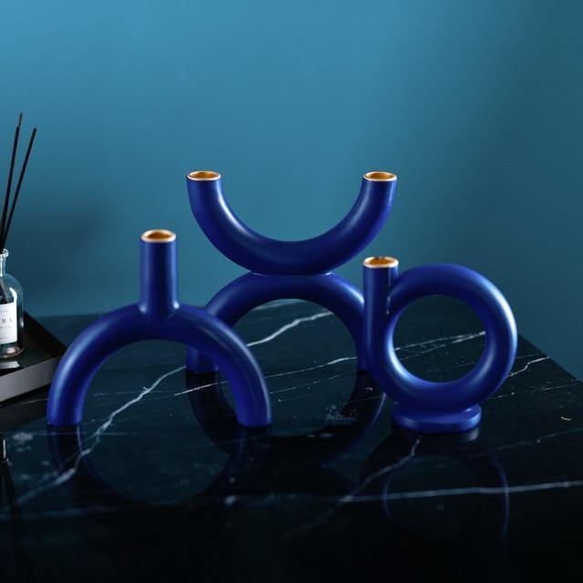 Colorful Abstract Candle Holder - Image 11