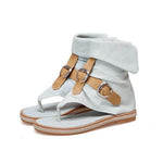 Gladiator Buckle Jean Sandals - MaviGadget