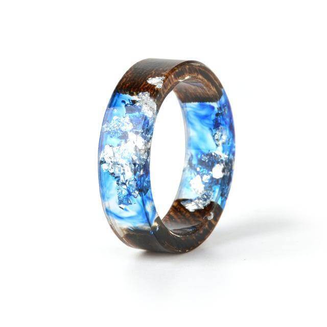 Handmade Colorful Wood Love Ring - Image 8
