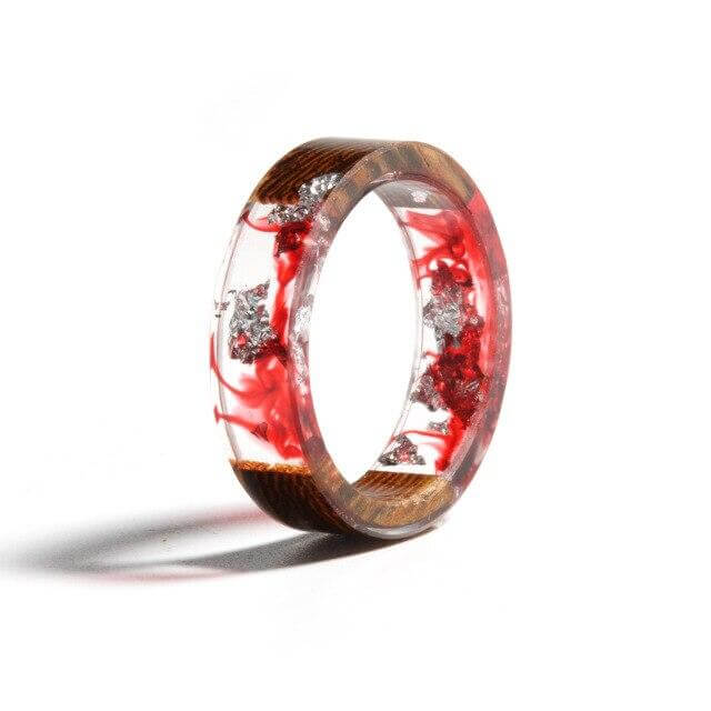 Handmade Colorful Wood Love Ring - Image 9