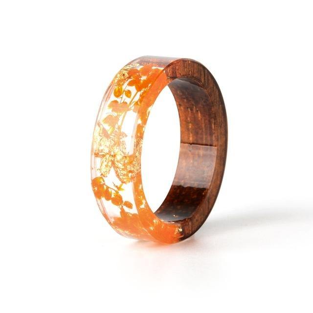 Handmade Colorful Wood Love Ring - Image 18