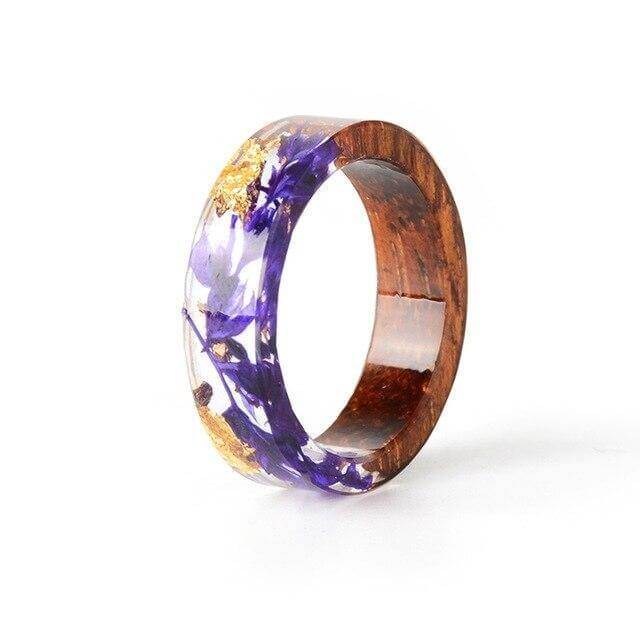 Handmade Colorful Wood Love Ring - Image 14