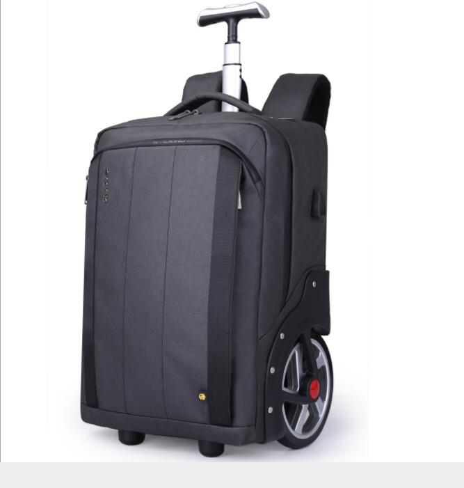Men Business Travel Trolley Backpack - Image 7