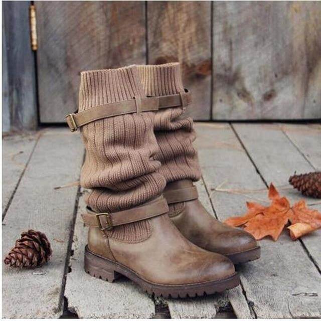 Sock Winter Women Shoes - Image 2