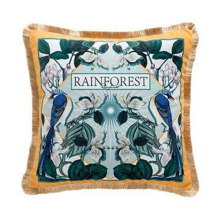 Antique Rainforest Chinese Art Velvet Pillowcase - Image 5