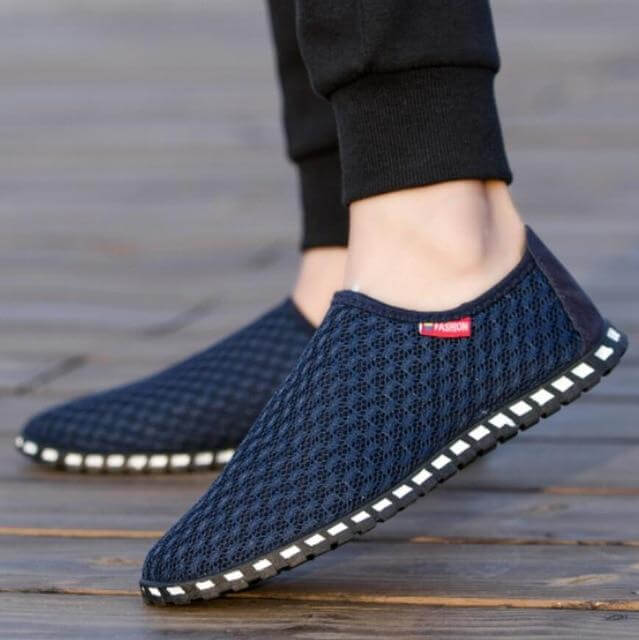 Breathable Knit Classic Men Shoes - Image 4