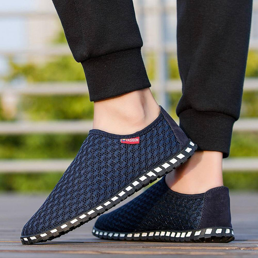 Breathable Knit Classic Men Shoes - Image 2