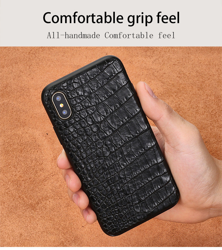 Luxury Real Crocodile Leather Case For Iphone Models - Image 7