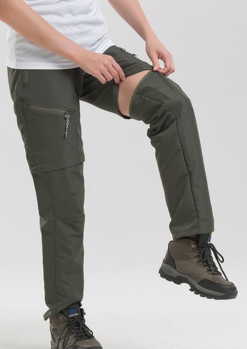 Outdoor Military Style Convertible Hiking Pants - Image 4