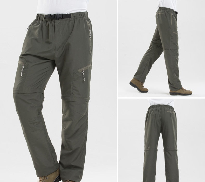 Outdoor Military Style Convertible Hiking Pants - Image 2