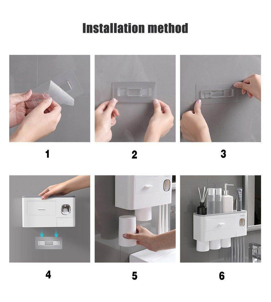 Wall-Mounted Magnetic Bathroom Organizer - Image 2